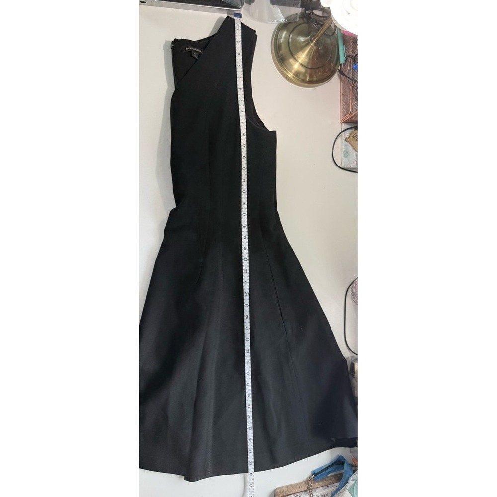 Banana Republic Black Sheath Dress V-Neck Sleeveless Size 16 - Picture 10 of 10
